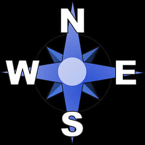 Compass Rose Graphic PNG image with transparent background