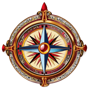 Compass Rose Illustration PNG xma59 PNG image with transparent background