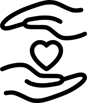 Svg Png Icon Free - Caring Black And White, Transparent Png PNG image with transparent background