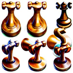 Complete Chess Set Icons PNG 62 PNG image with transparent background