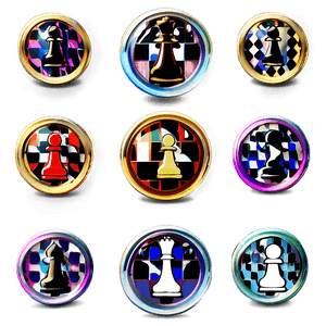Complete Chess Set Icons PNG uqb PNG image with transparent background