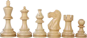 Complete Setof Chess Pieces PNG Image