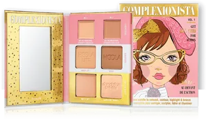 Complexionista Makeup Palette Open PNG Image