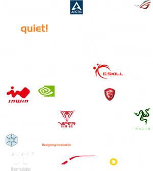 Computer Hardware Brands Logos PNG Image