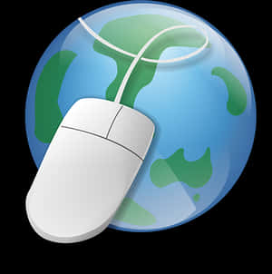 Computer Mouse Global Interaction Icon PNG image with transparent background