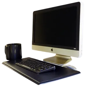 Computer Screen On Desk Png Hhe35 PNG Image