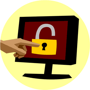 Computer Security Concept PNG image with transparent background