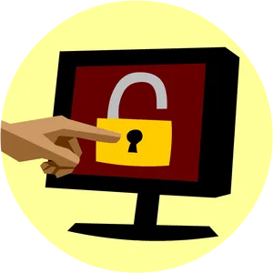 Computer Security Concept PNG Image