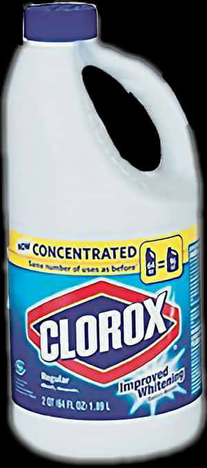 Concentrated Clorox Bleach Bottle PNG image with transparent background