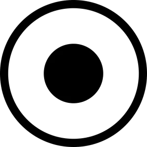 Concentric Circles Black Background PNG Image