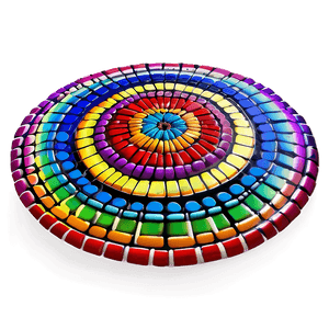 Concentric Lines Mandala PNG wio PNG image with transparent background