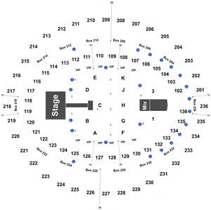 Concert Hall Seating Chart PNG image with transparent background