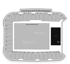 Concert Venue Seating Chart PNG Image