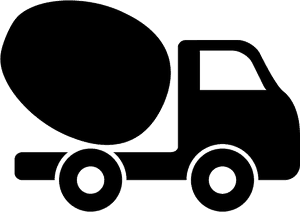 Concrete Mixer Truck Side View, HD Png Download PNG image with transparent background