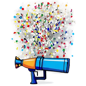 Confetti Cannon Celebration Effect Png Bxd PNG Image