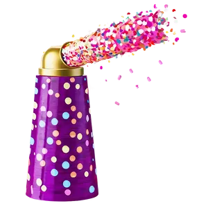 Confetti Cannon Magical Moment Png 06282024 PNG Image