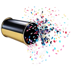 Confetti Cannon Surprise Png 06282024 PNG Image