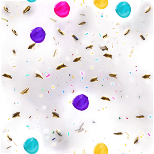 confetti d PNG image with transparent background