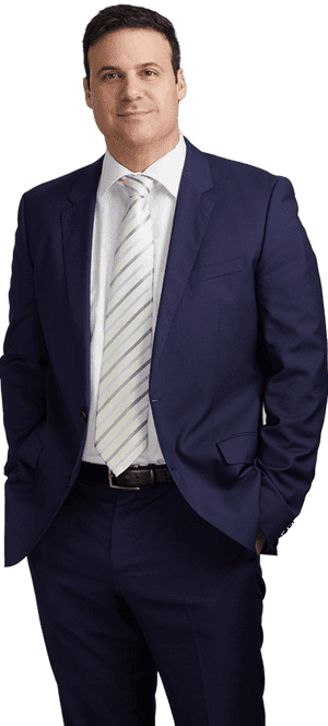 Confident Businessmanin Blue Suit PNG image with transparent background
