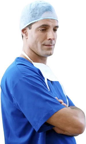 Confident Medical Professional PNG Image