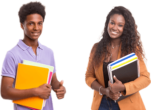 'a Picture Of Students With Holding Books' - Students With Books Png, Transparent Png PNG image with transparent background