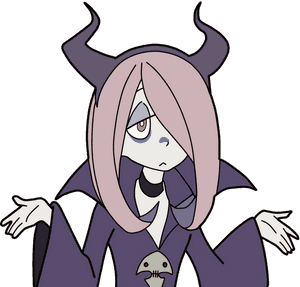 Witch Academia Sucy Shrug - Sucy Shrug, HD Png Download PNG image with transparent background