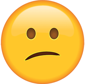 Confused Emoji Png, Transparent Png PNG with transparent background