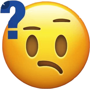 Confused Emoji - Emoji Question Mark Png, Transparent Png PNG with transparent background