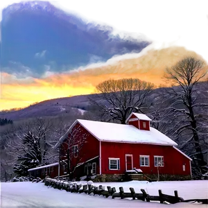 Connecticut Winter Scene Png Jer PNG Image