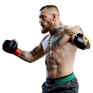 Conor McGregor in Fight Stance PNG dis75 PNG image with transparent background