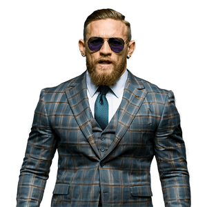 Conor McGregor Press Conference PNG yel PNG image with transparent background