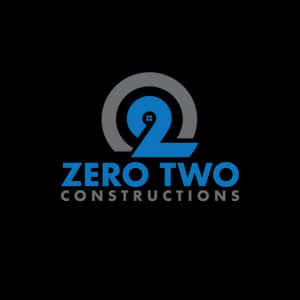 Construction Logo Design For Zero Two Constructions - Hbp Logo PNG image with transparent background
