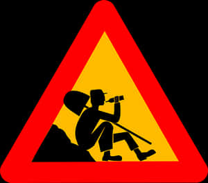 Construction Site Surveyor Sign PNG with transparent background