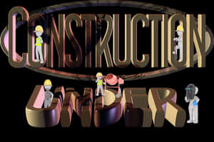 Construction Underway Graphic PNG image with transparent background