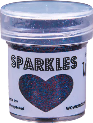 Containerof Sparkles Glitter PNG Image