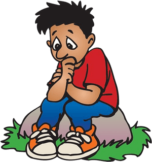 Sad Boy Png - Sad Boy Cartoon Png, Transparent PNG with transparent background