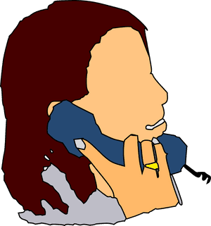 Contemplative Profile Cartoon Vector PNG image with transparent background