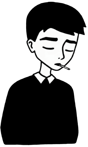 Sad Boy Png Image - Sad Boy Sticker Png, Transparent PNG with transparent background