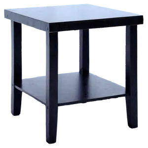 Contemporary Black Table Png 06262024 PNG Image