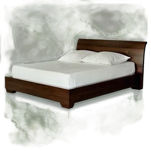 Contemporary White Bed Png 90 PNG Image