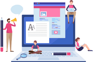 Writing A Blog Cartoons, HD Png Download PNG image with transparent background