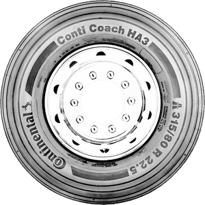 Ccha3 Side - Continental Coach Tire, HD Png Download PNG with transparent background