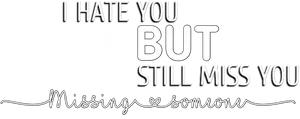 Contradictory Feelings Quote PNG Image