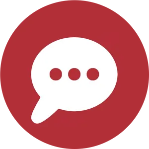 Conversation Bubble Icon PNG Image