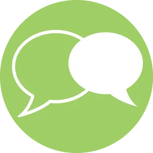 Conversation Bubbles Icon PNG Image