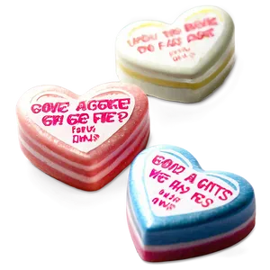 Conversation Candy Hearts Png 06212024 PNG Image