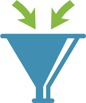 Conversion Funnel Graphic PNG Image