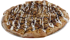Cookie Dough Dessert Pizza PNG Image