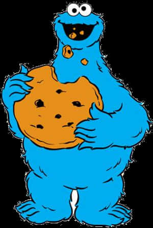 Cookie Monster Clipart Cartoon Pencil And In Color - Sesame Street Cookie Monster Clipart, HD Png Download PNG image with transparent background