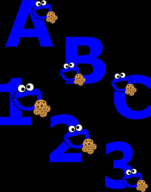 Cookie Monster Clipart Number - Cookie Monster Number 1, HD Png Download PNG image with transparent background